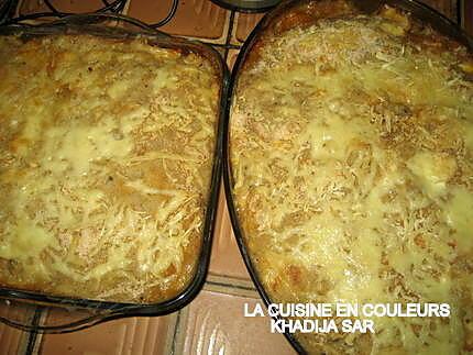 recette gratin de poisson et de crevettes sauce mornay