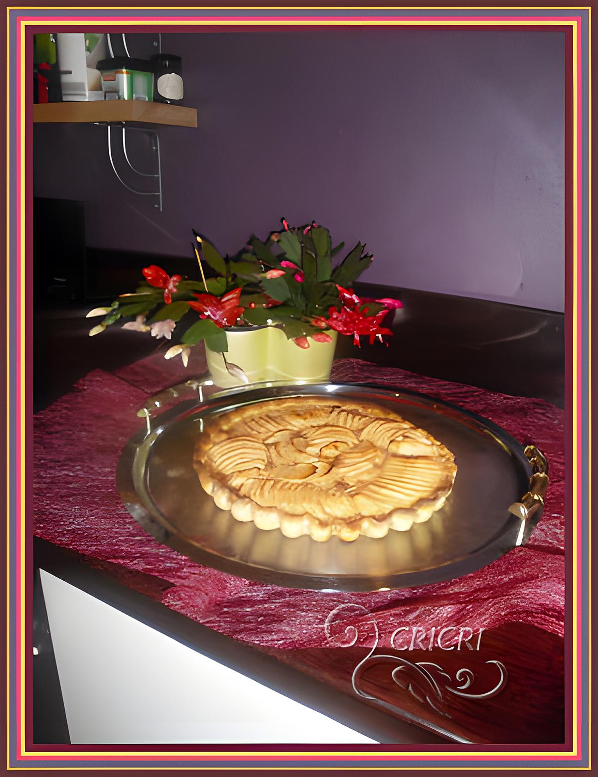 recette Tarte aux pommes