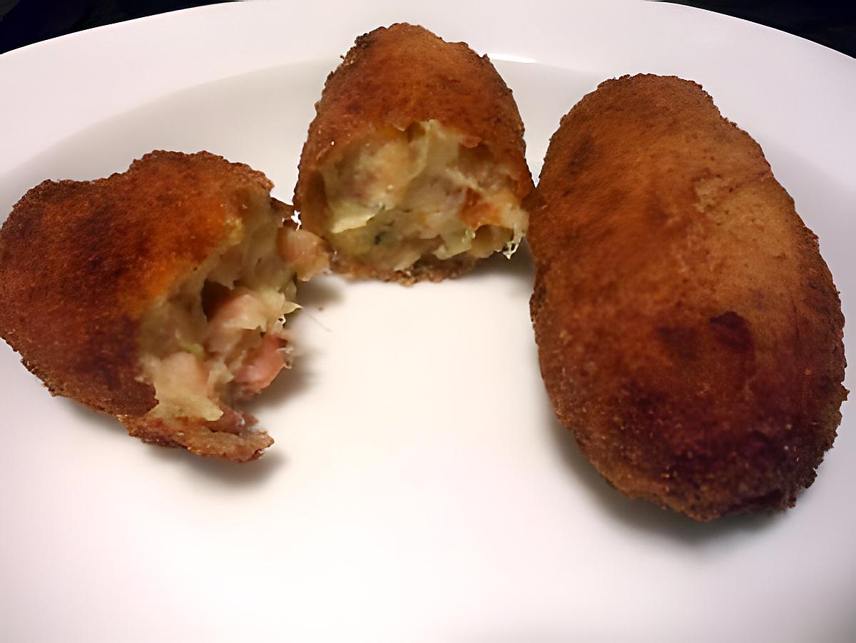 recette Petites merveilles croustillantes .. croquettes de crevettes