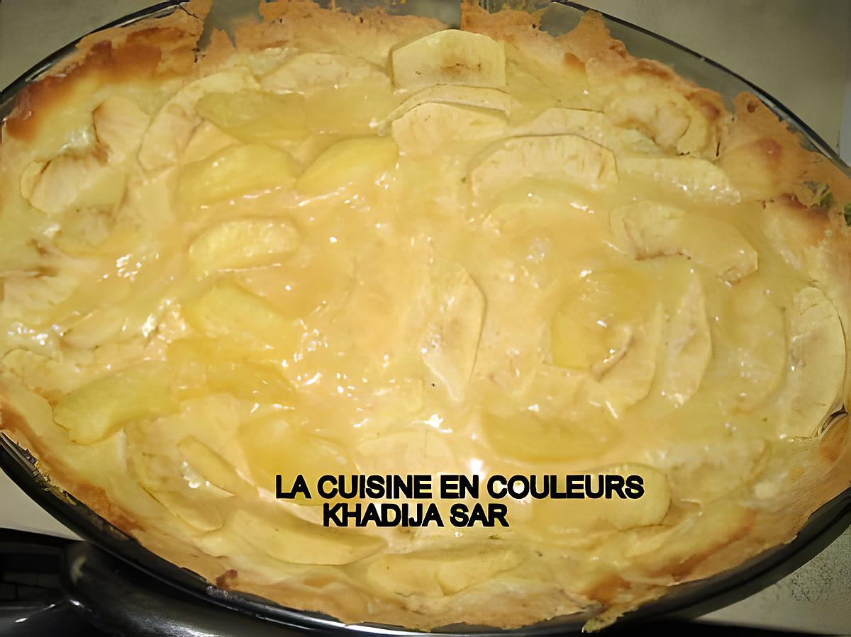 recette tarte facile aux fruits(pommes)