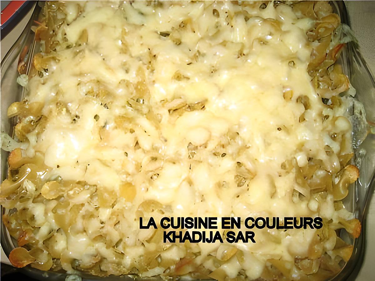 recette gratin de pâtes(1ére version)