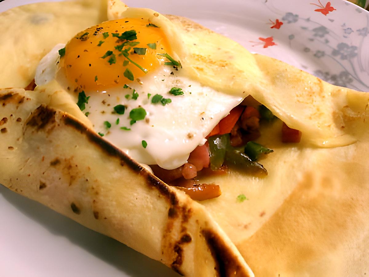 recette crêpe salée à la provençale