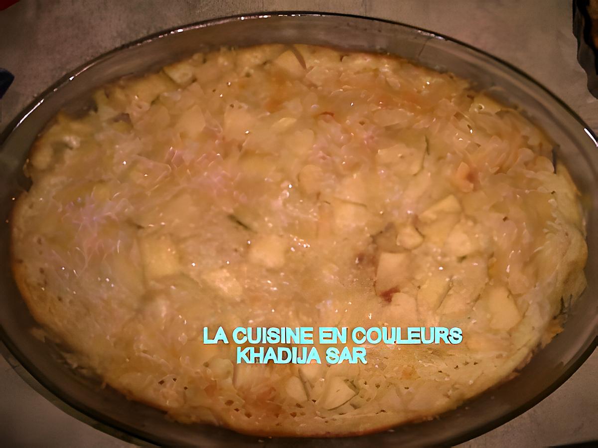 recette Clafoutis aux pommes (2 éme version)