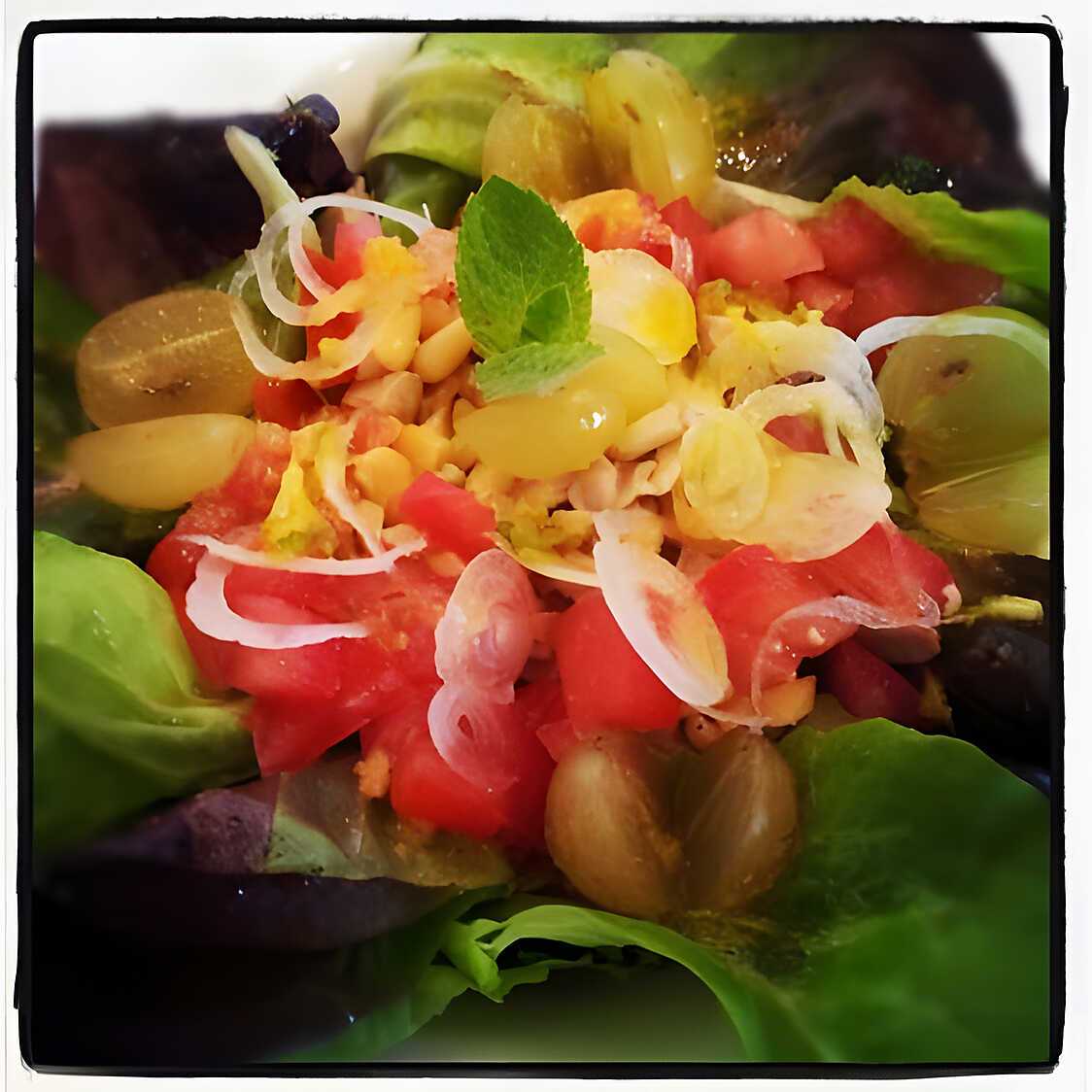 Salade minute, Poulet saveurs asiatiques...