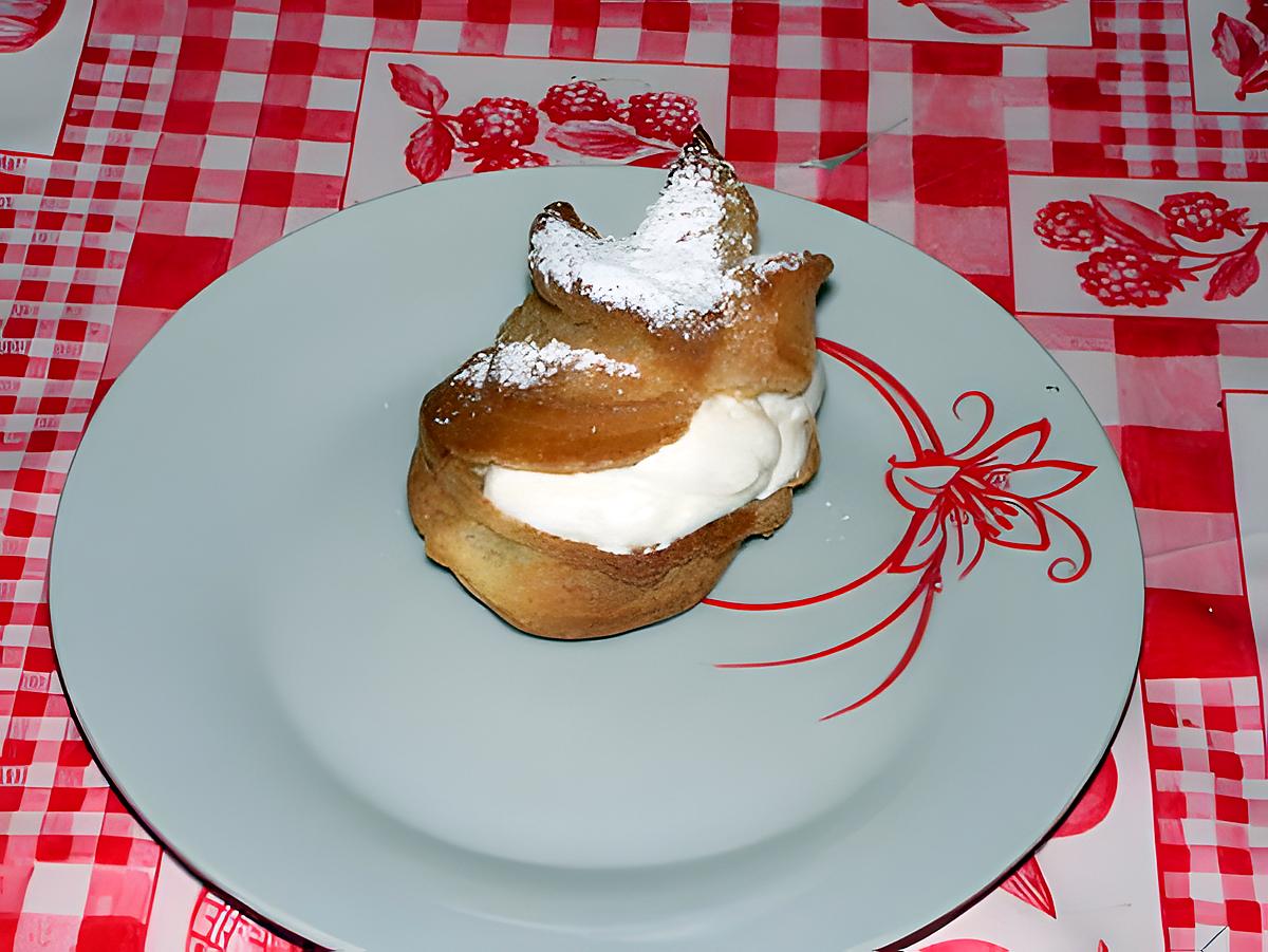 recette Choux à la chantilly