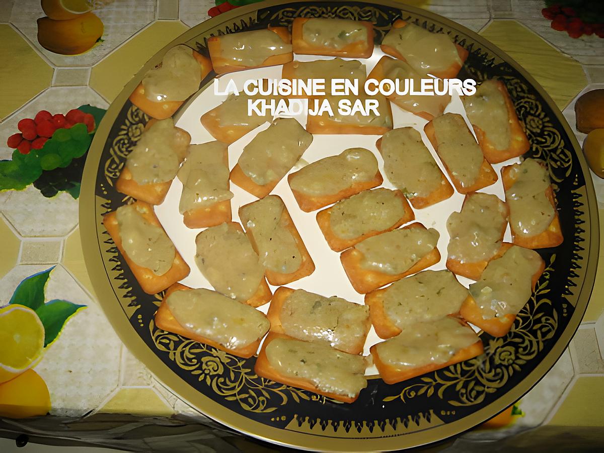 recette Canapés Salés au fromage