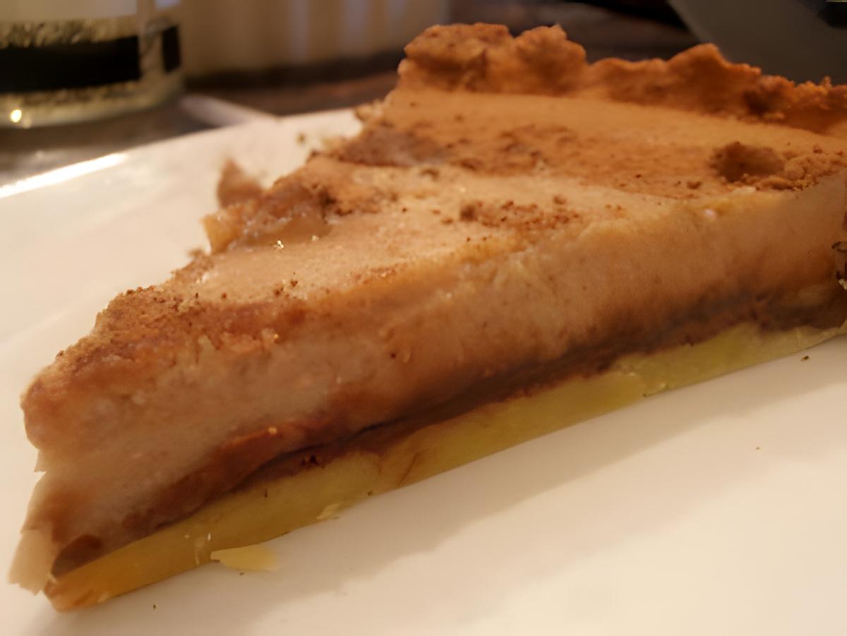 recette tarte aux marrons nutellatée