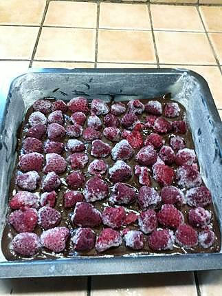 recette chocolat coeur framboises