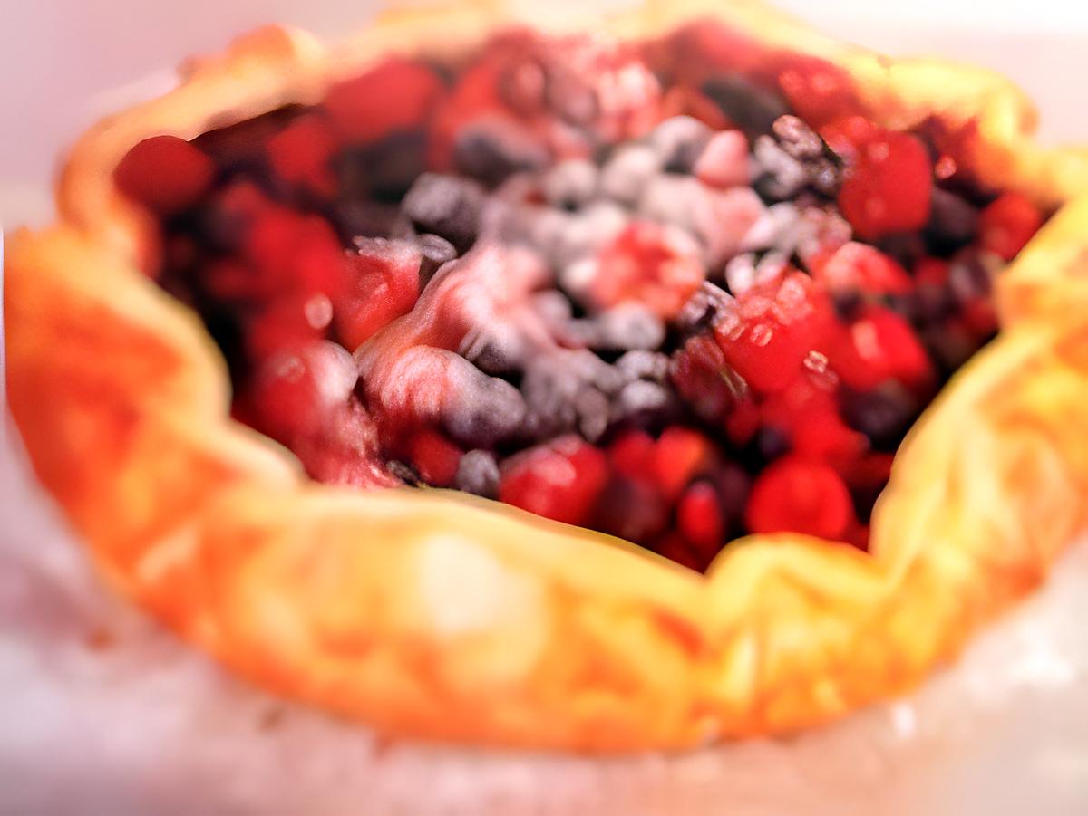 recette Tarte aux fruits rouges