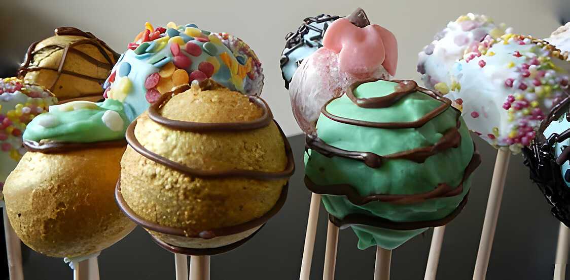 Cake pops chocolat