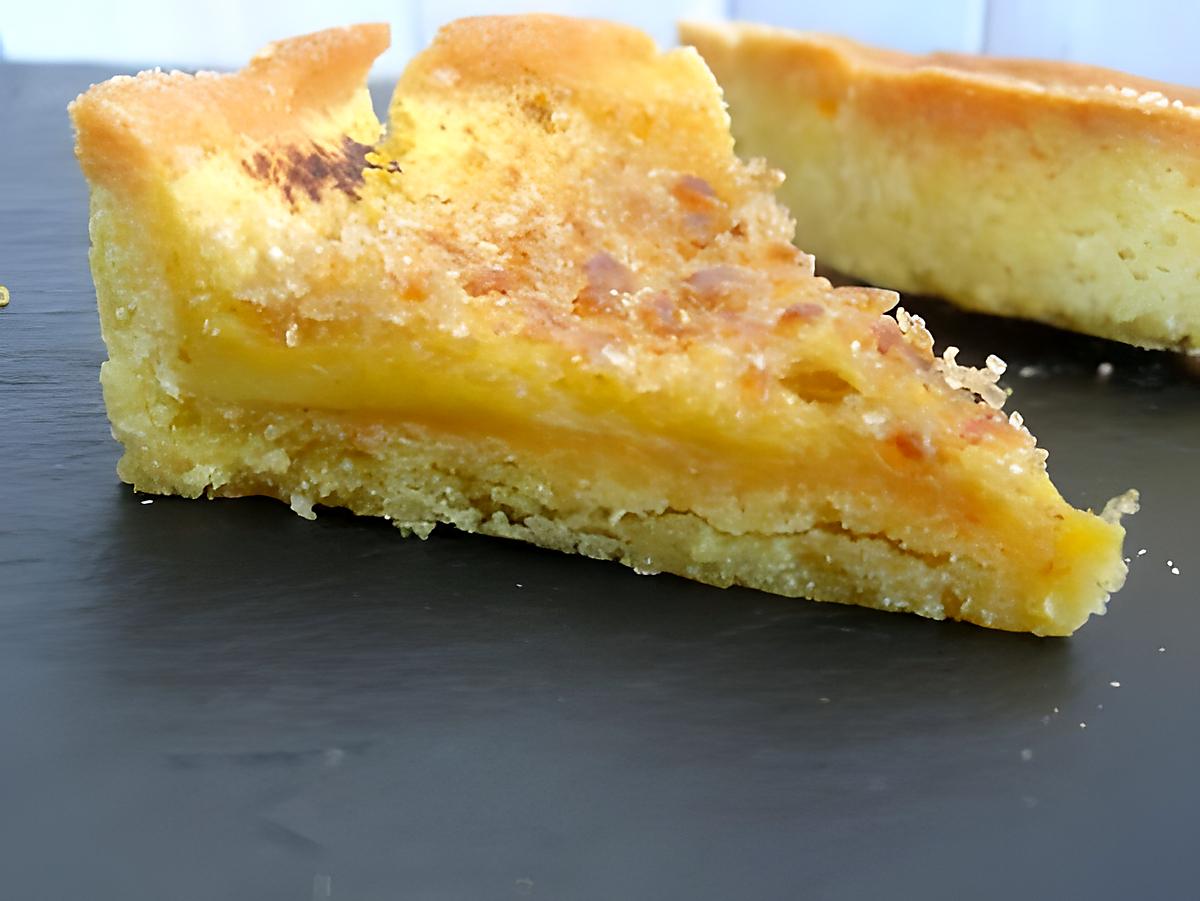 recette Tarte à la fève tonka façon crème brulée