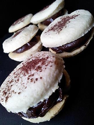 recette Macarons sablé au nutella