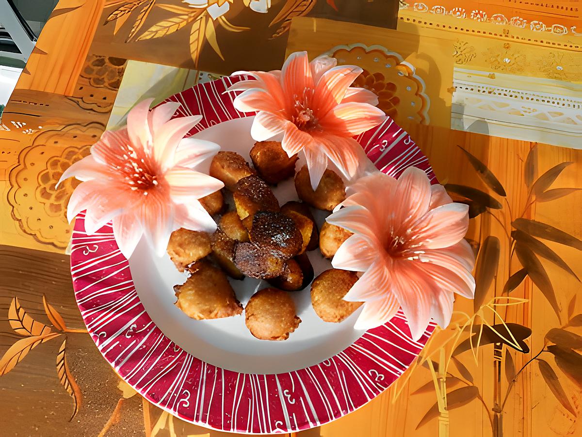 recette BEIGNET A LA BANANE PLANTIN FACON CREOLE