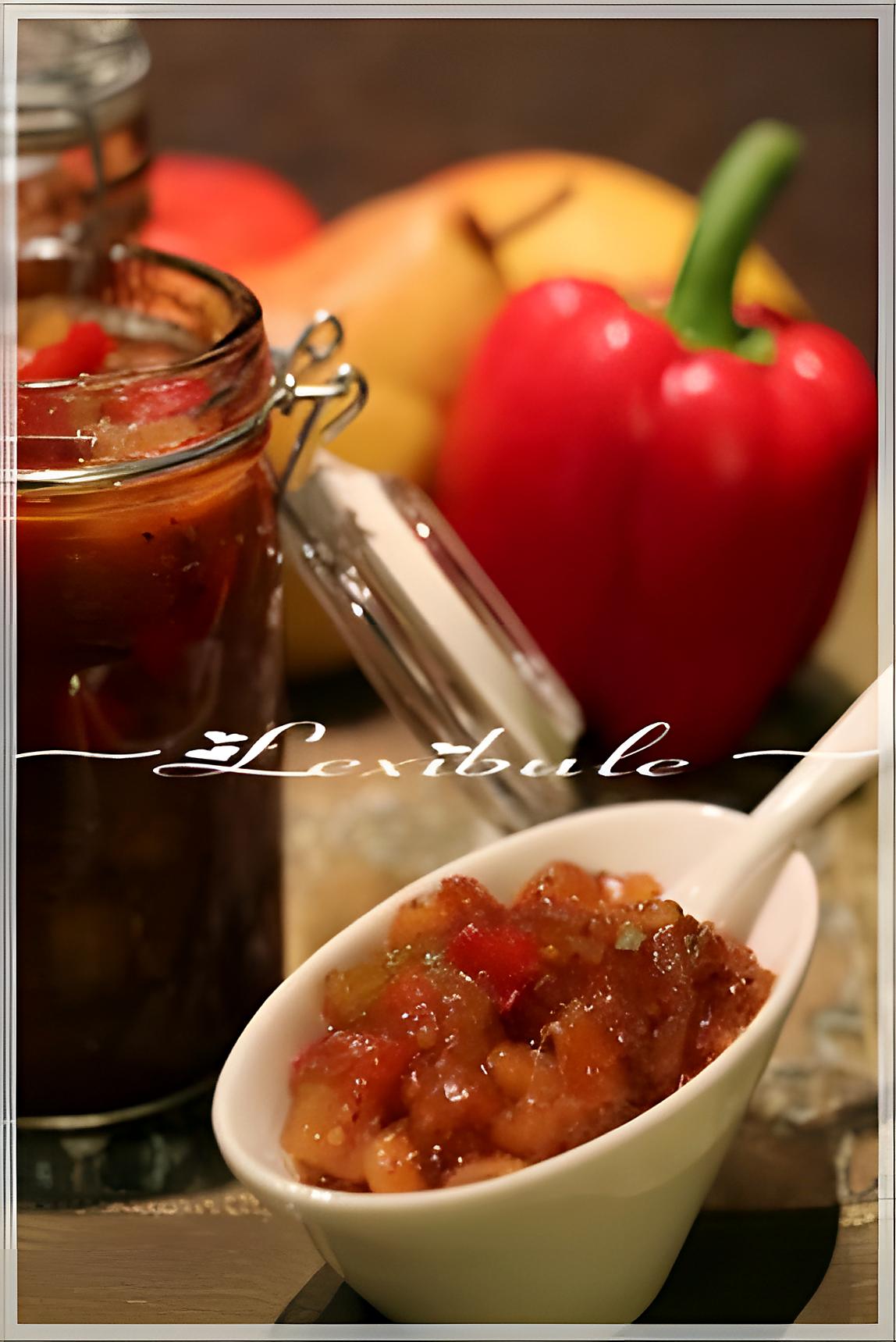 recette Ketchup aux fruits et poivron