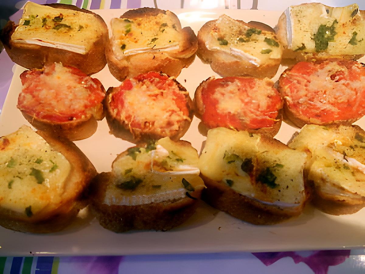 recette fause mini pizza