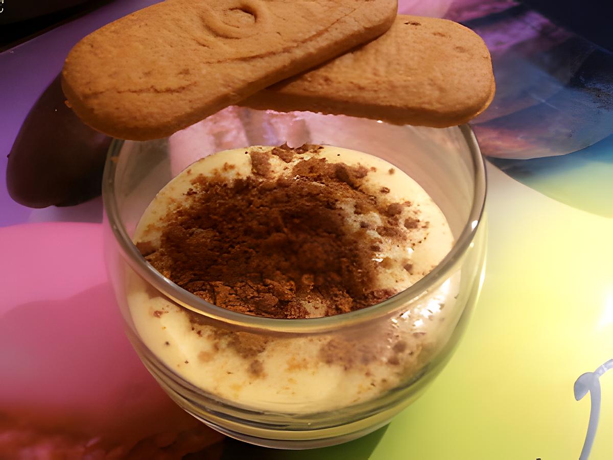 recette tiramisu aux spéculos version verrine