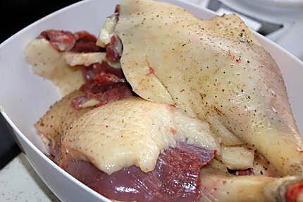 recette Confit d'oie (comment faire du) et ses variantes : canard,lapin, poule, dinde, porc.