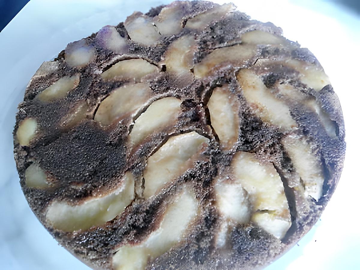 recette GÂTEAU CHOCO-POMMES