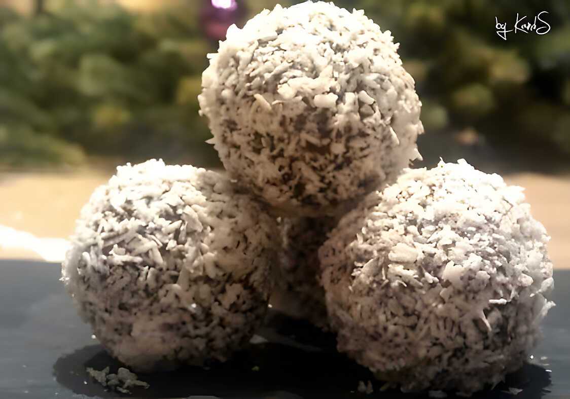 Recette de Kokosbollar suédois Recette de Kokosbollar suédois