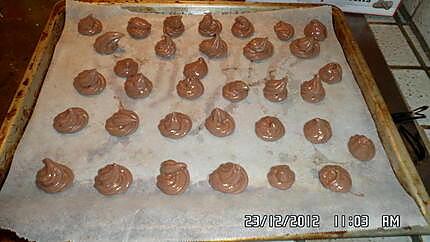 recette Meringue au chocolat