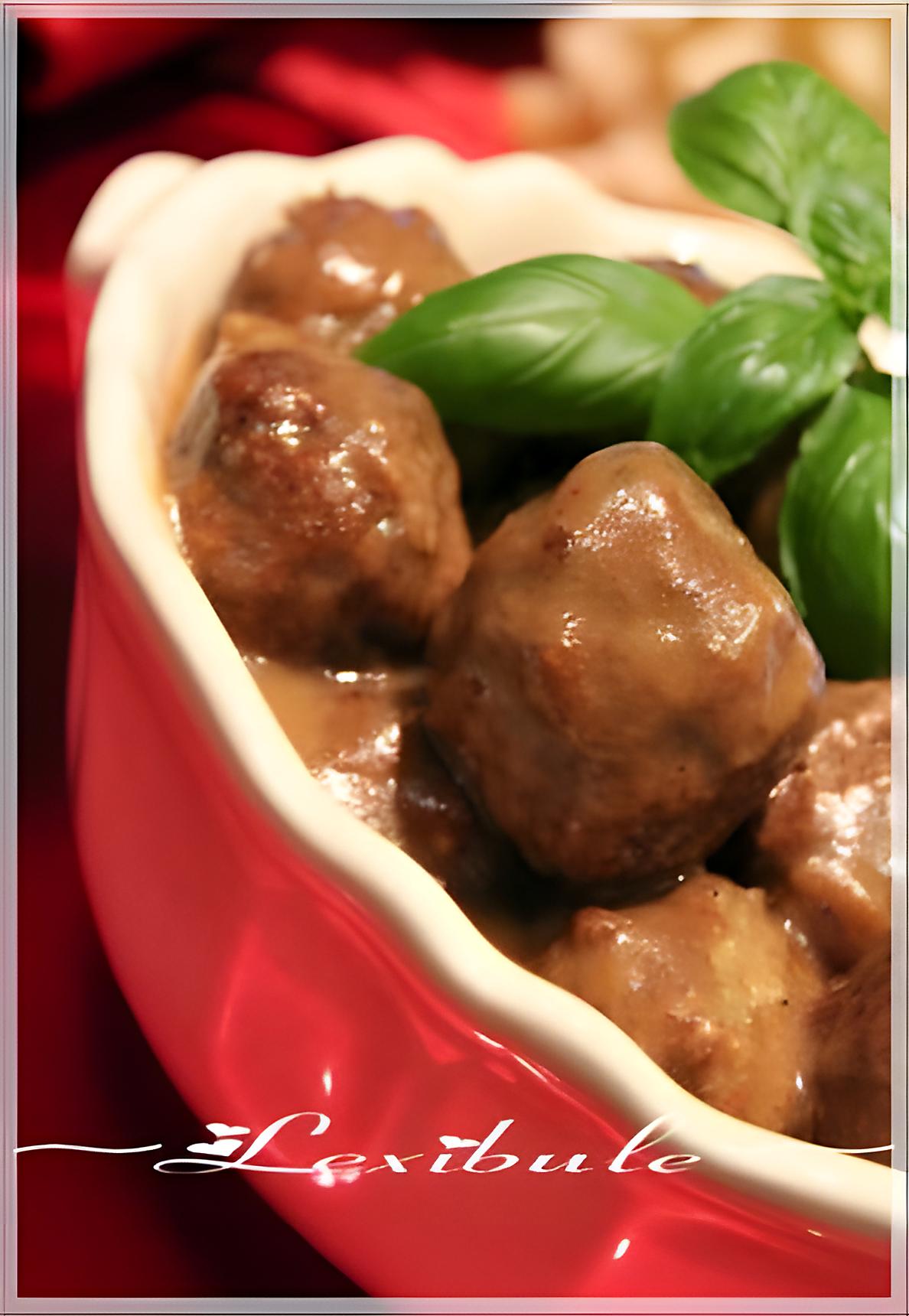 recette Ragoût de boulettes