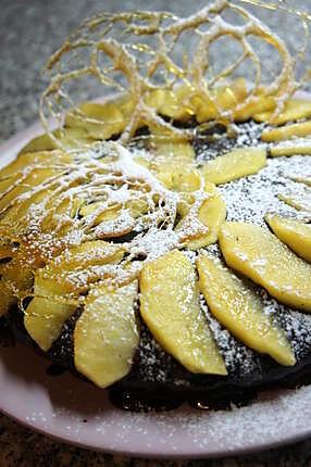 recette Gâteau chocolat pommes