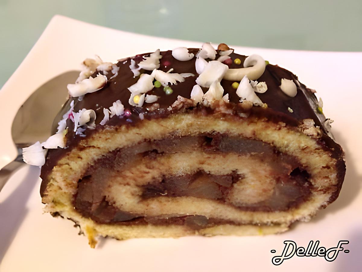 recette BûchE RouléE ChocO-PoirE