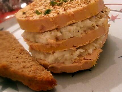 recette millefeuilles de foie gras aux artichauts