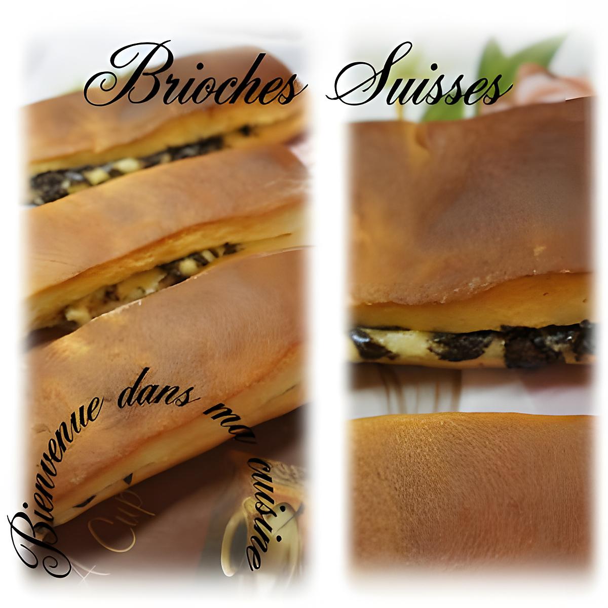 recette Brioche suisses