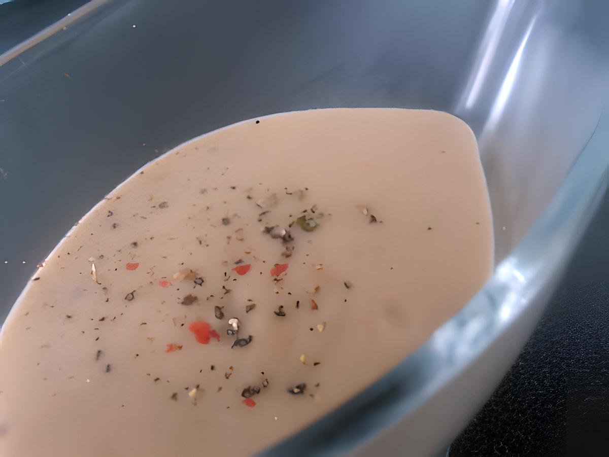 recette sauce crémeuse au miel