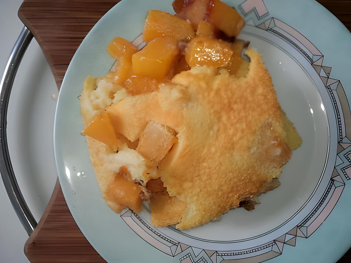 recette Clafoutis à la mangue et aux noix de coco...