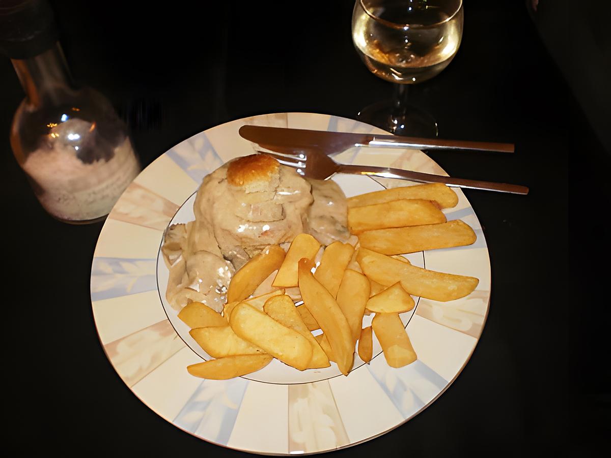 recette vol au vent de poulet