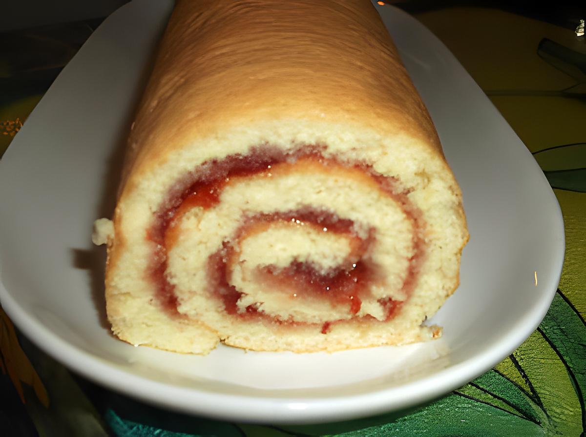 recette Biscuit roulé à la confiture