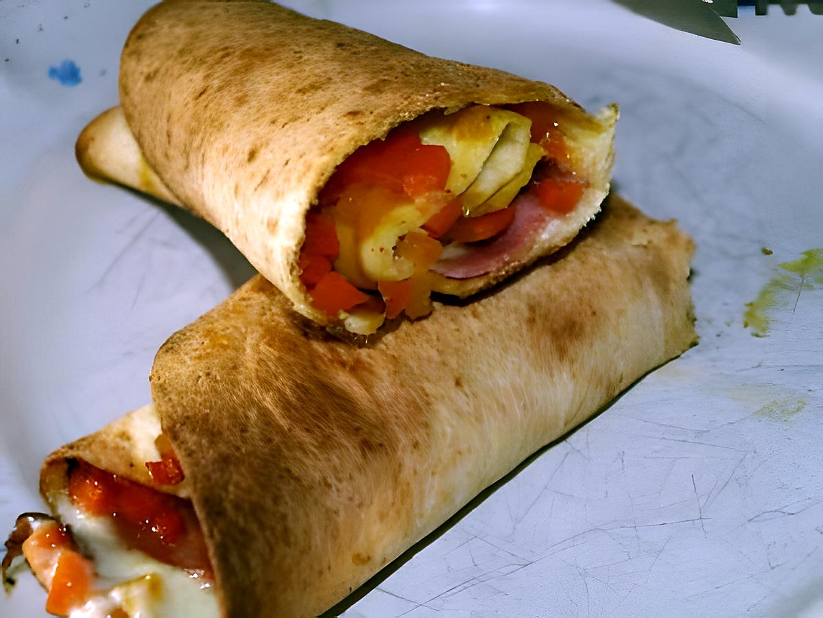 recette Wraps au Reblochon, Sucré - Salé