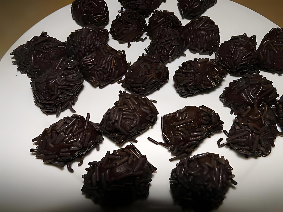 recette Truffes au rhum