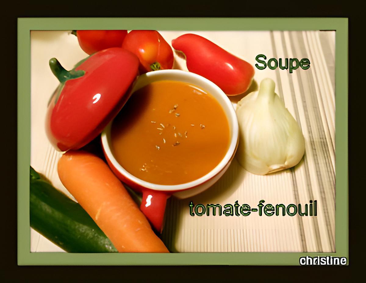 recette Soupe tomates-fenouil