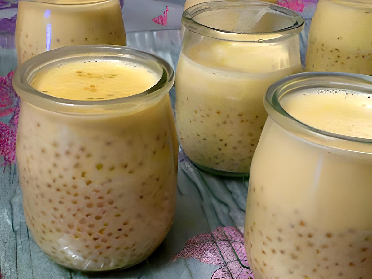 recette Tapioca ou perle du Japon