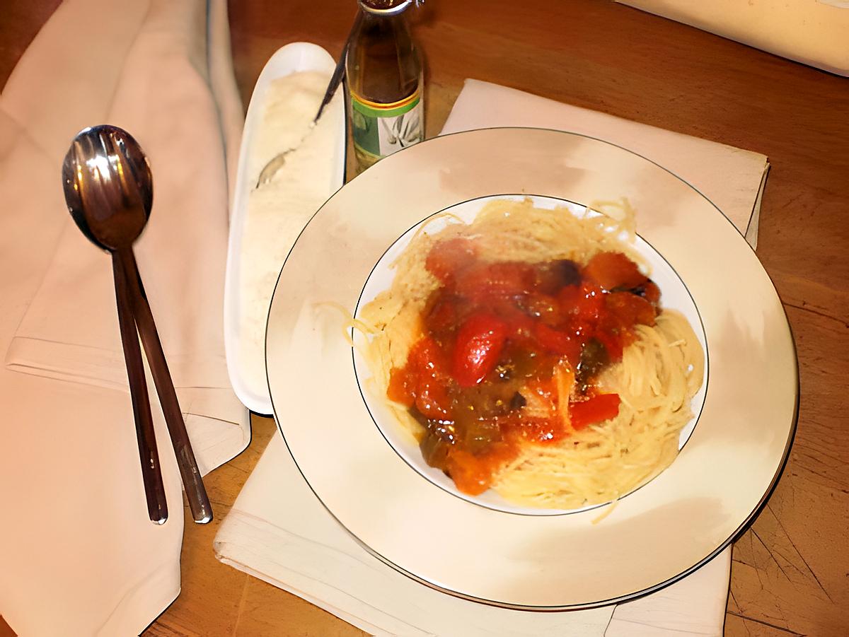 recette capellini aux légumes du soleil