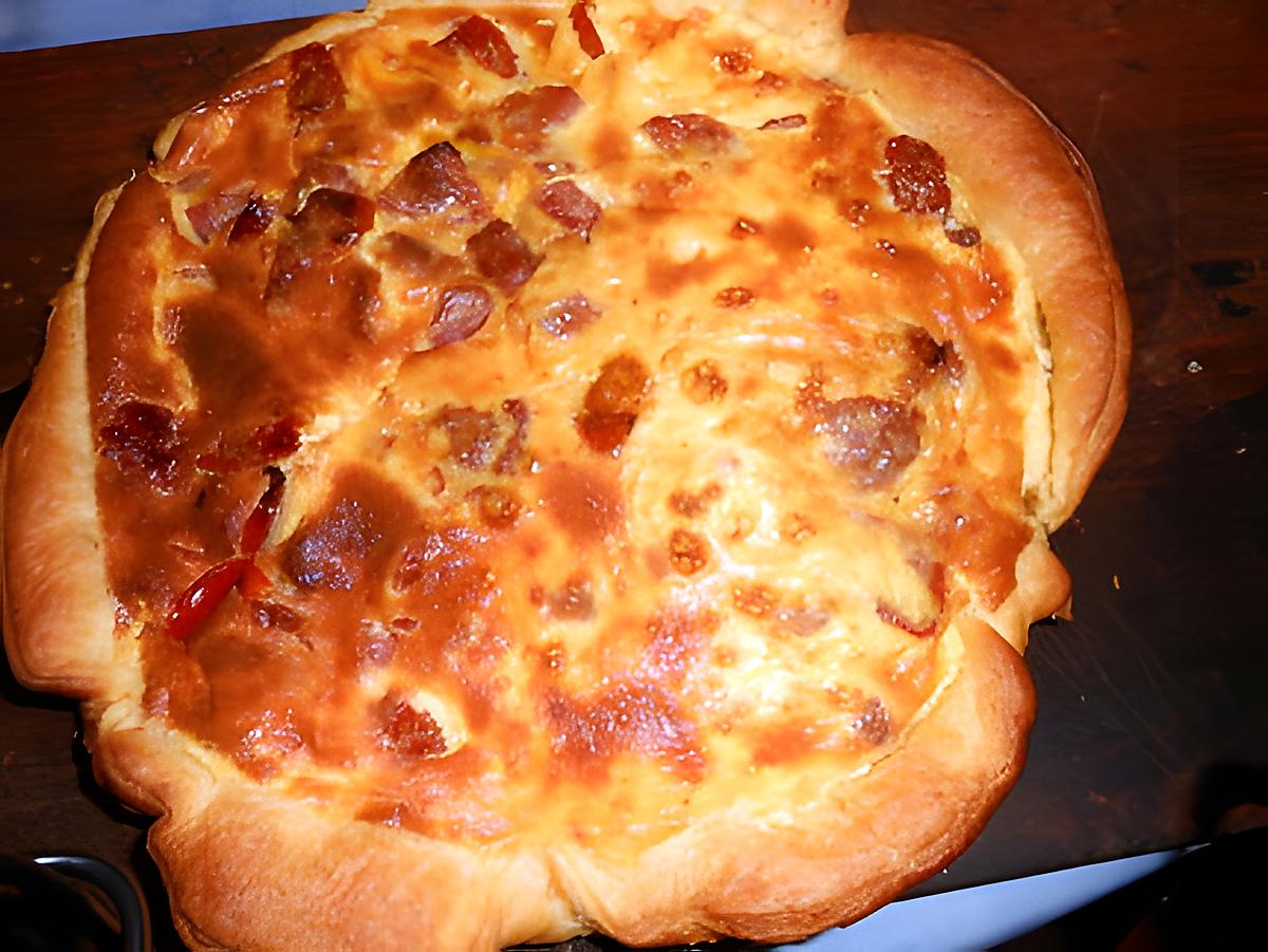 recette Tarte feuilletée au jambon de bayonne