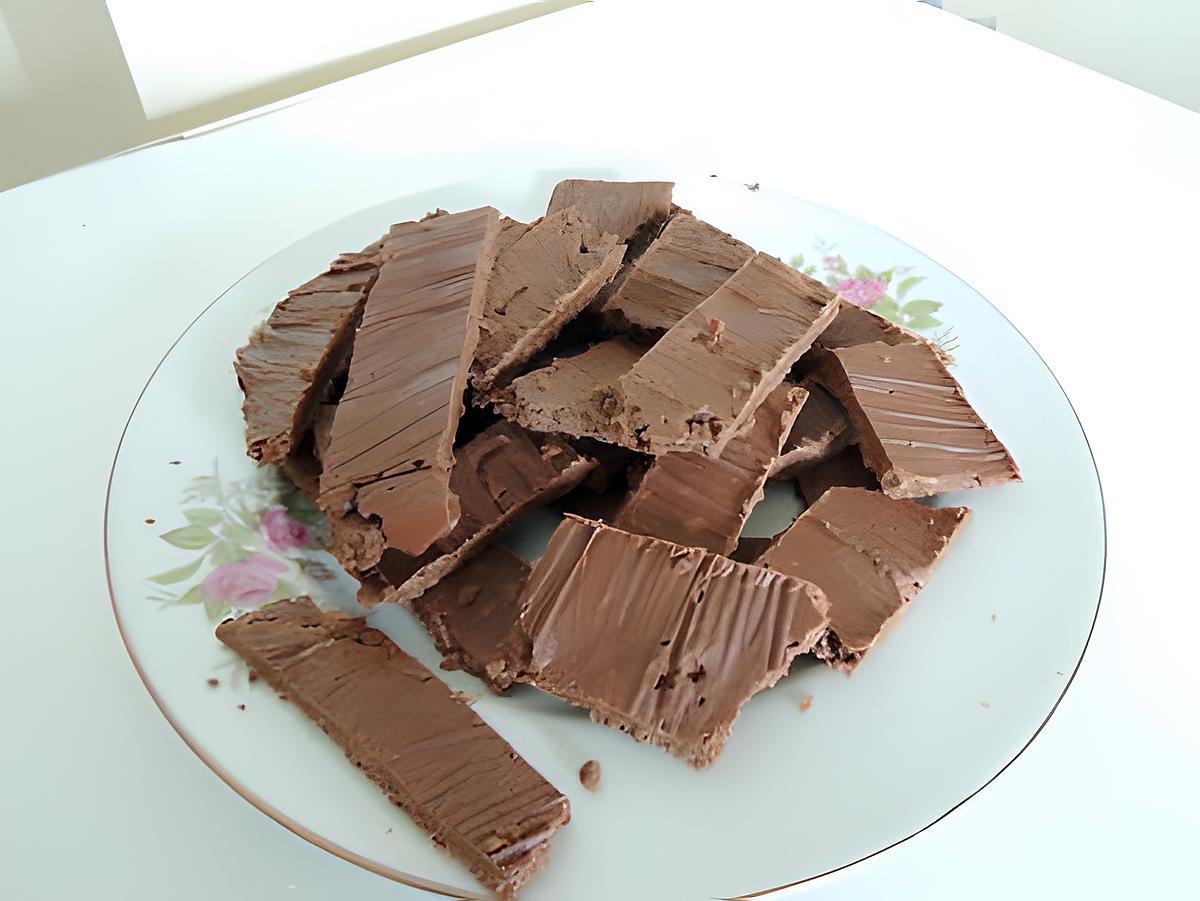 recette BARRES DE NUTELLA CRUNCHY