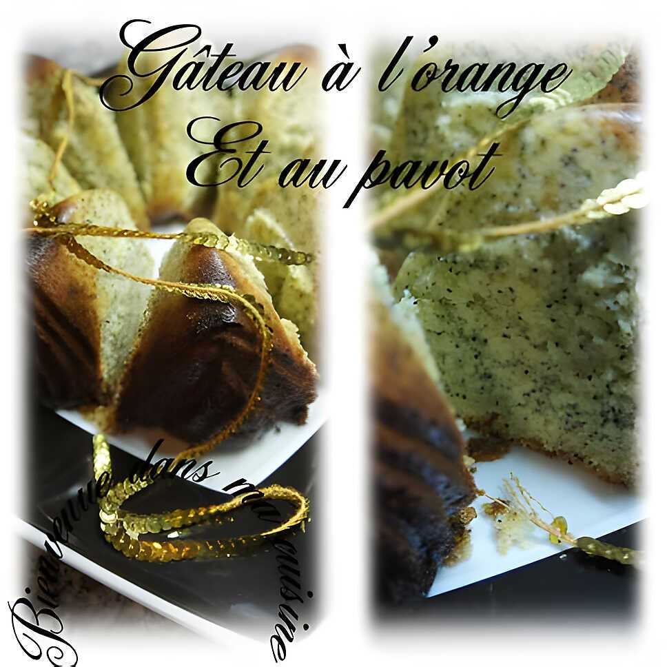 recette Gâteau à l'orange et au pavot
