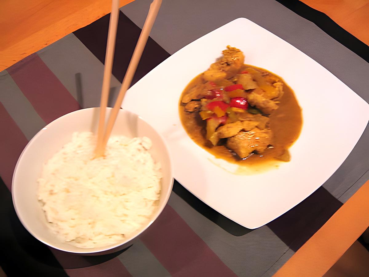 recette Curry de poulet