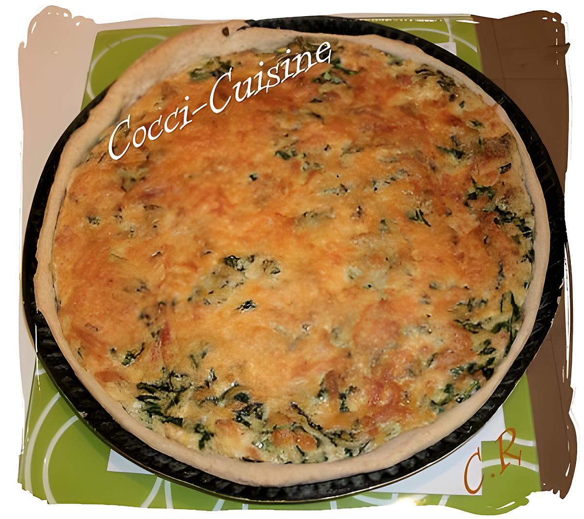 recette Quiche saumon-épinards