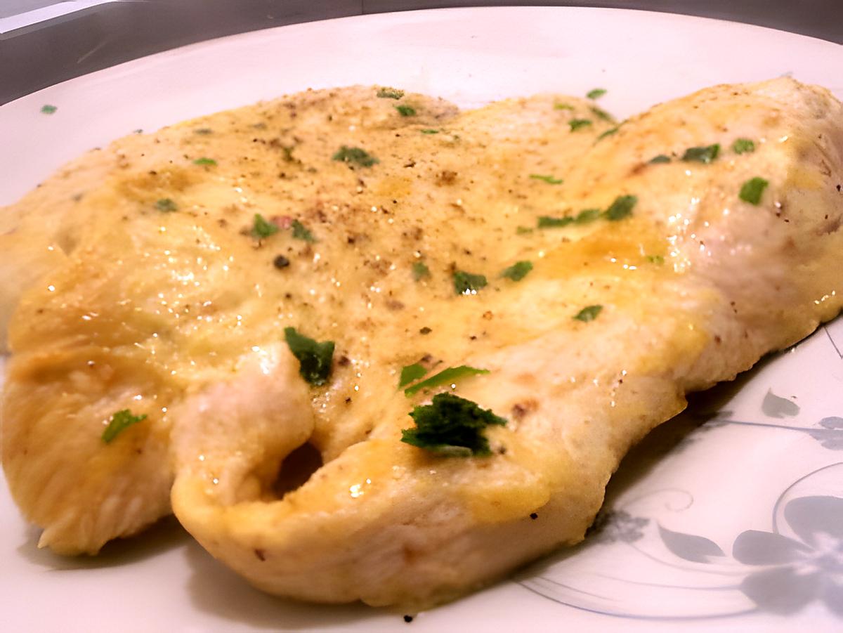 recette escalope de poulet au fromage blanc et au curry