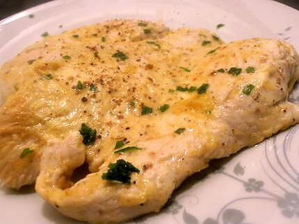 recette escalope de poulet au fromage blanc et au curry