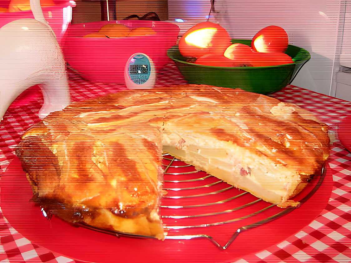 Recette de Tarte pomme de terre camembert