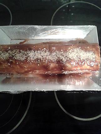 recette Bûche praliné café