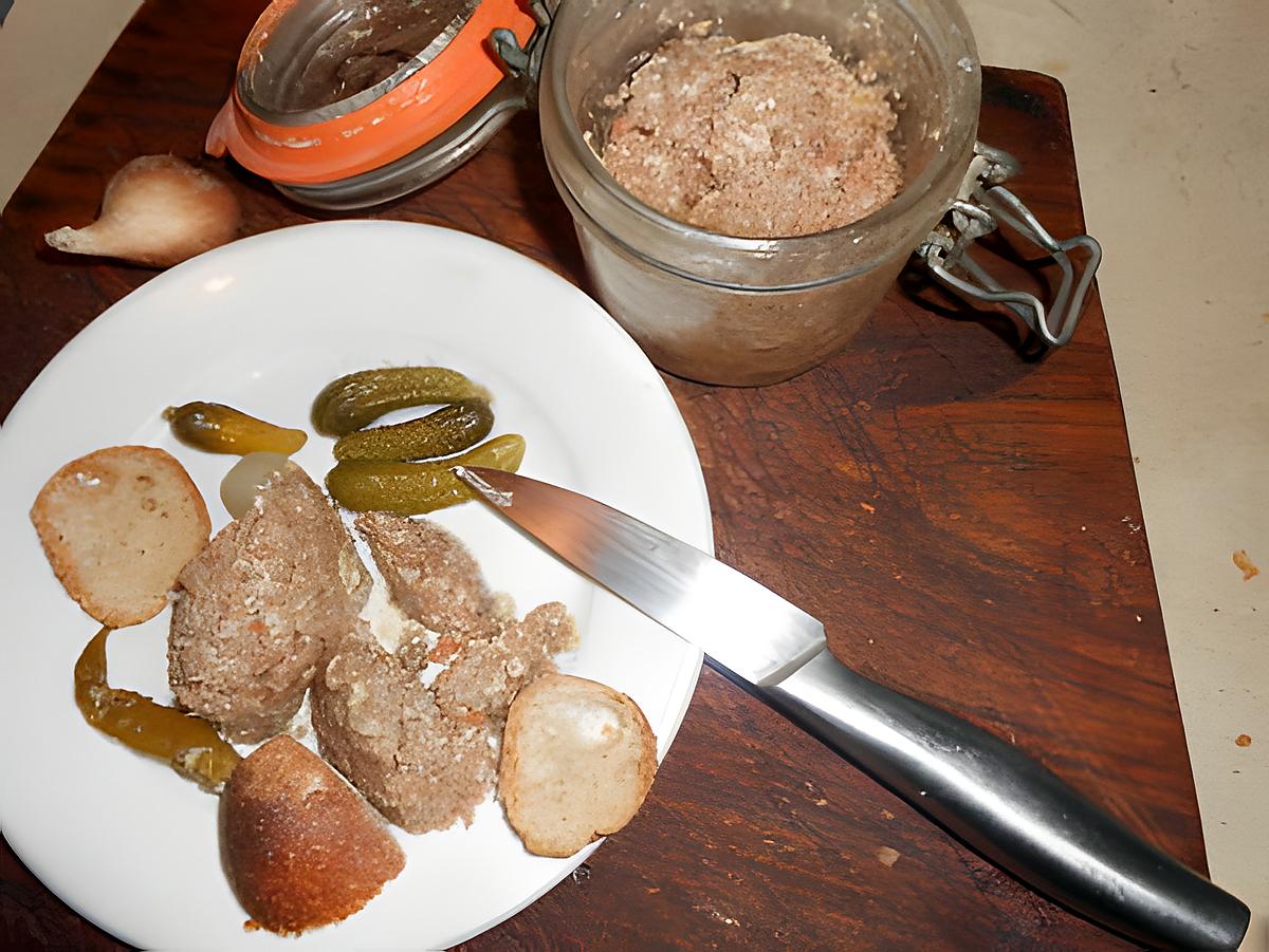 recette bocaux de pate de chevreuil