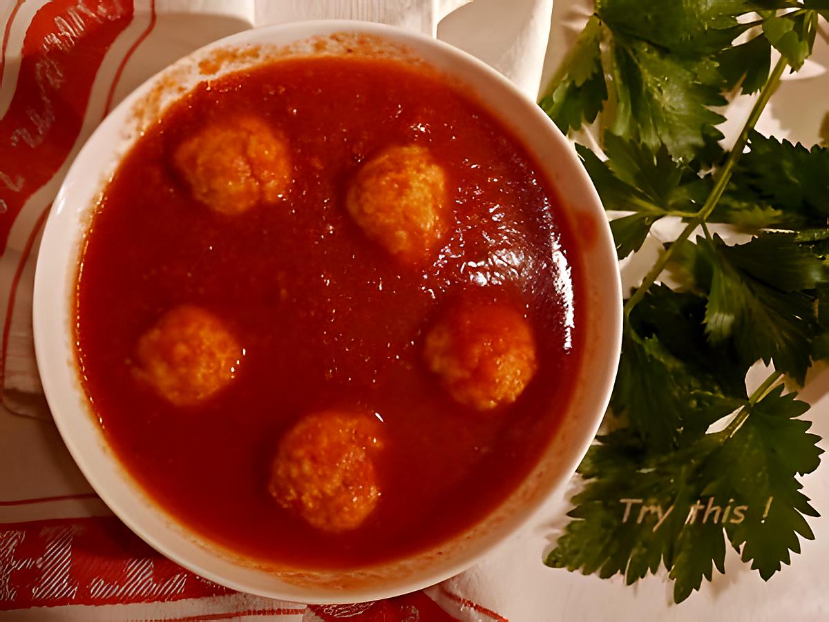 recette Boulettes parmesan pour soupe