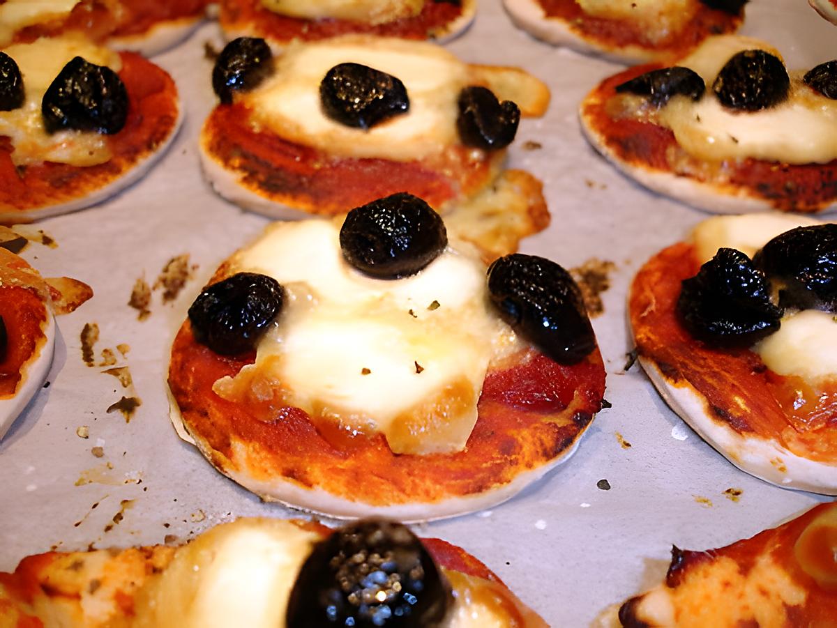 recette mini pizzas au caprins